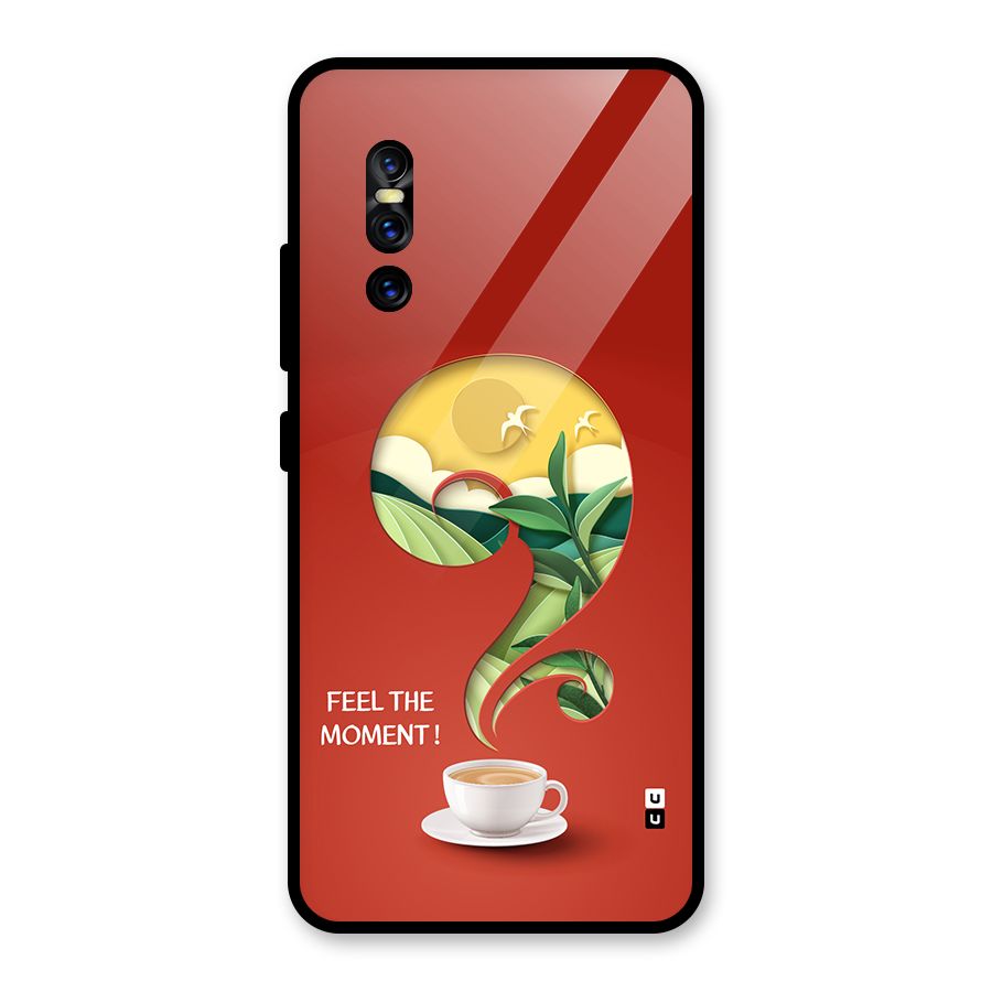 Feel The Moment Glass Back Case for Vivo V15 Pro