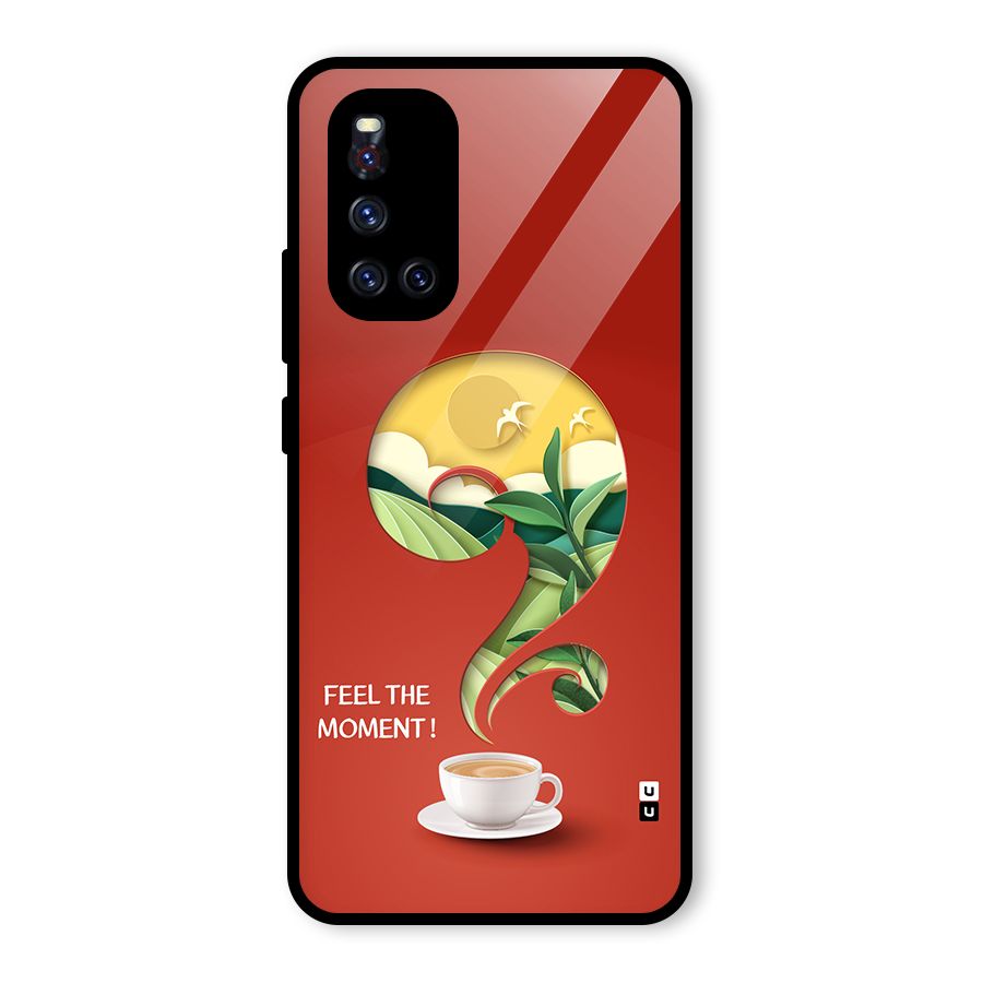 Feel The Moment Glass Back Case for Vivo V19