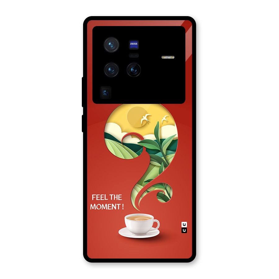 Feel The Moment Glass Back Case for Vivo X80 Pro