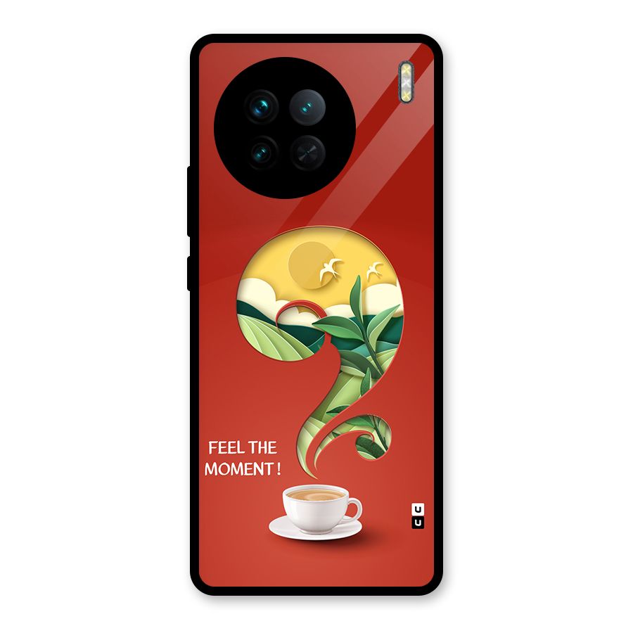 Feel The Moment Glass Back Case for Vivo X90