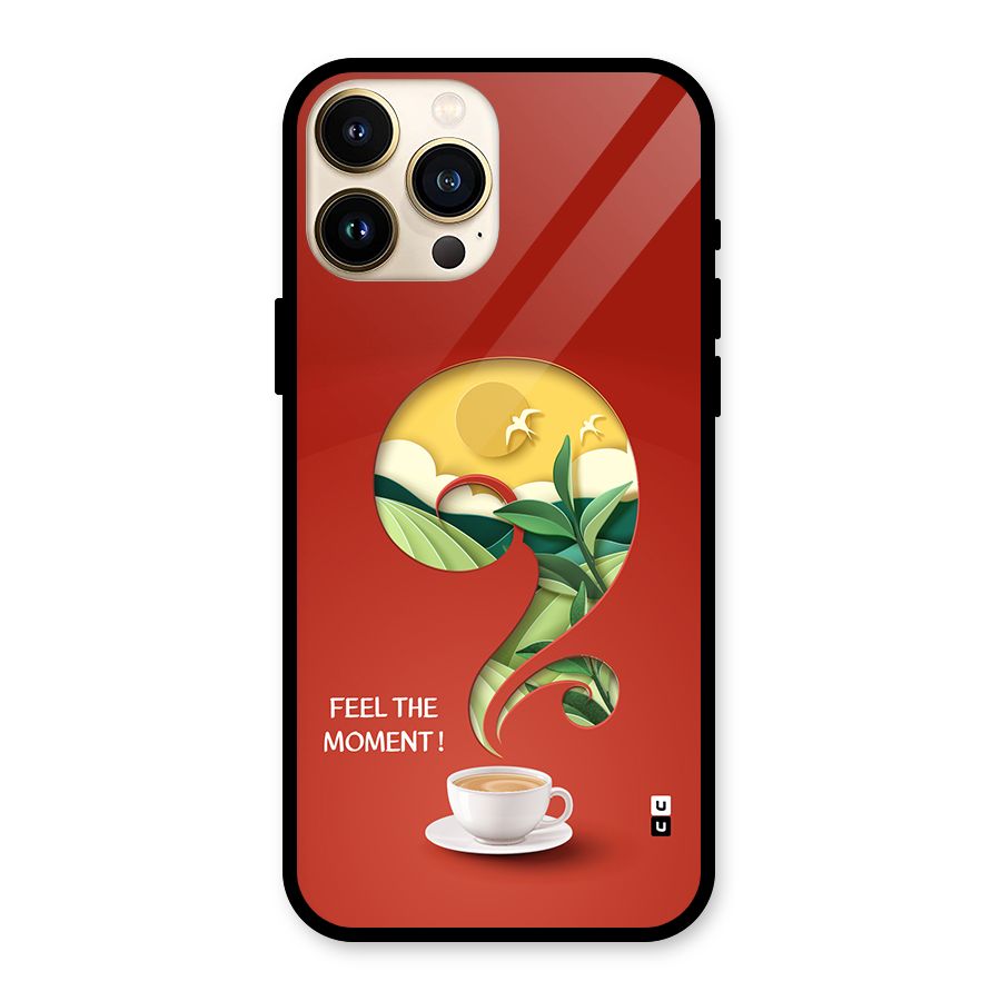 Feel The Moment Glass Back Case for iPhone 13 Pro Max