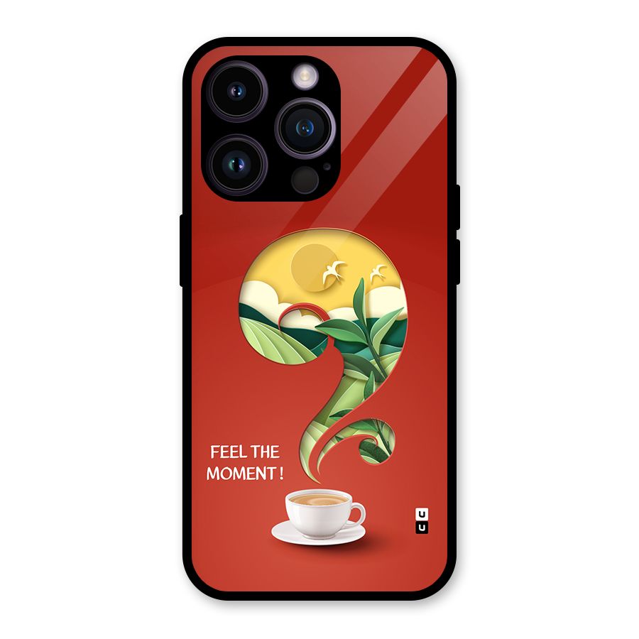 Feel The Moment Glass Back Case for iPhone 14 Pro