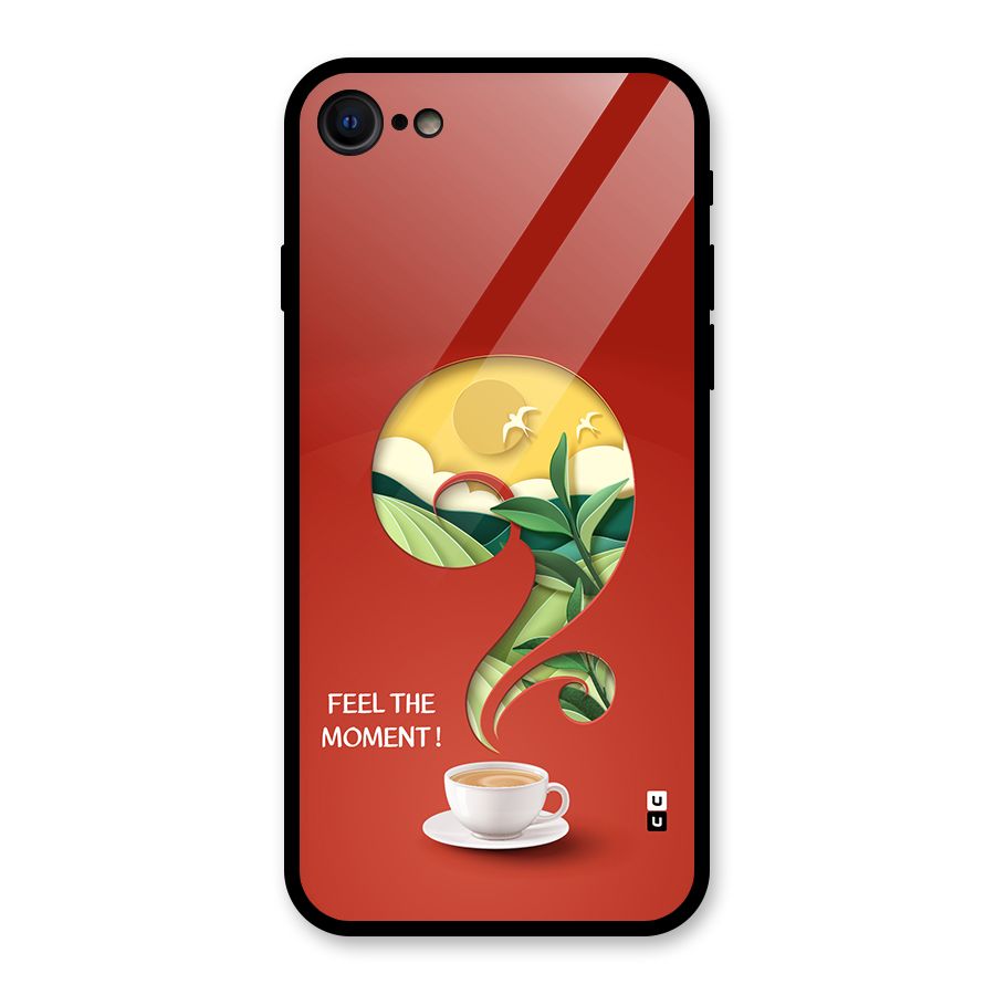 Feel The Moment Glass Back Case for iPhone 8