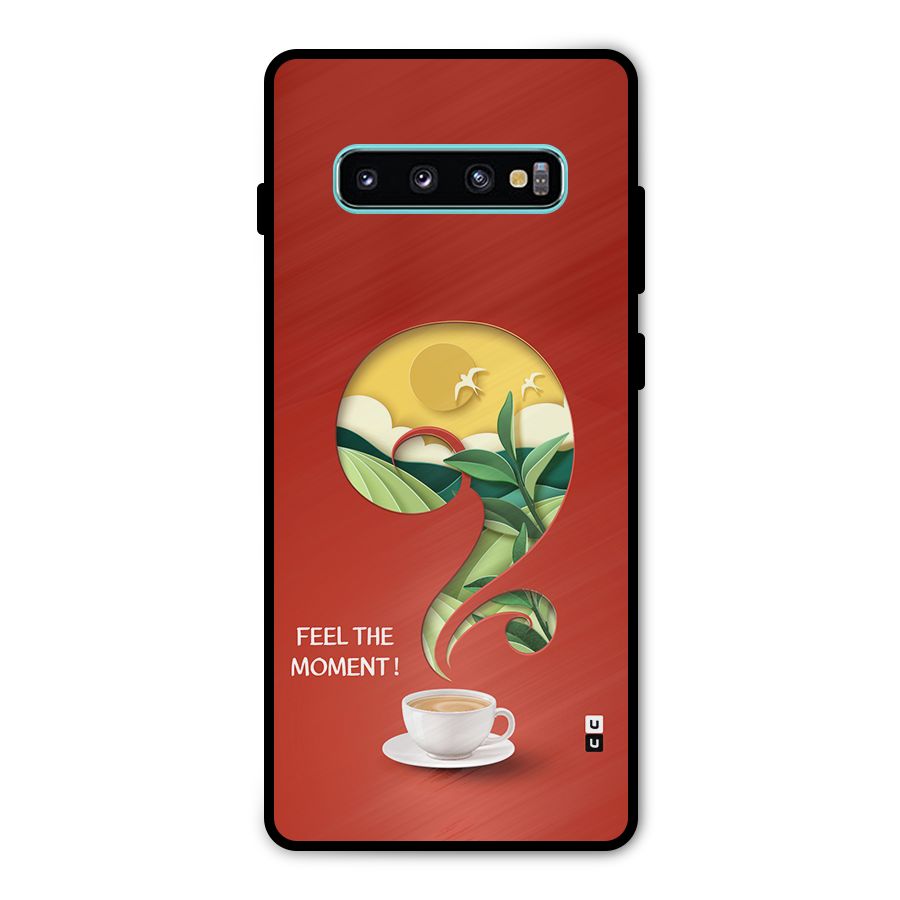 Feel The Moment Metal Back Case for Galaxy S10 Plus