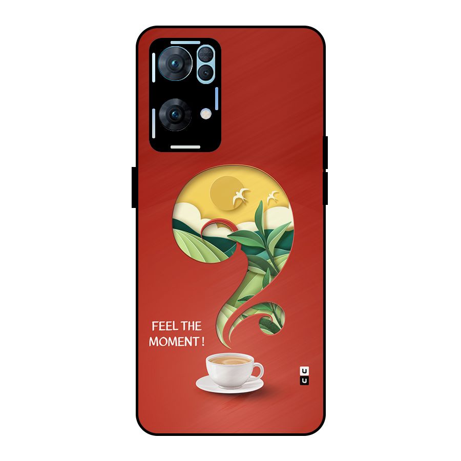 Feel The Moment Metal Back Case for Oppo Reno7 Pro 5G
