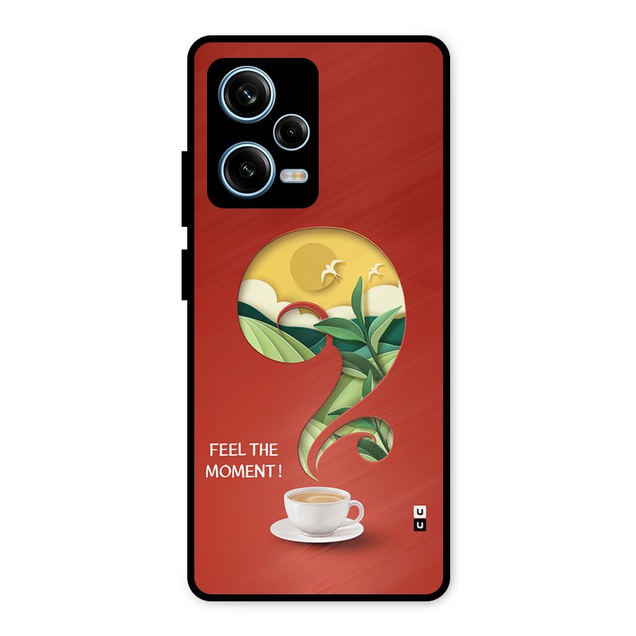 Feel The Moment Metal Back Case for Redmi Note 12 Pro