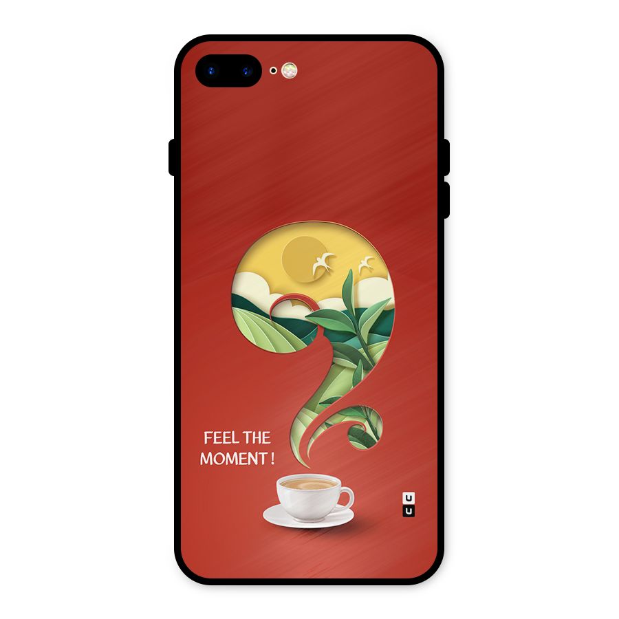 Feel The Moment Metal Back Case for iPhone 8 Plus