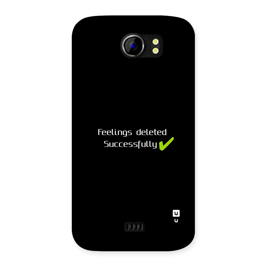 Feelings Deleted Back Case for Canvas 2 A110