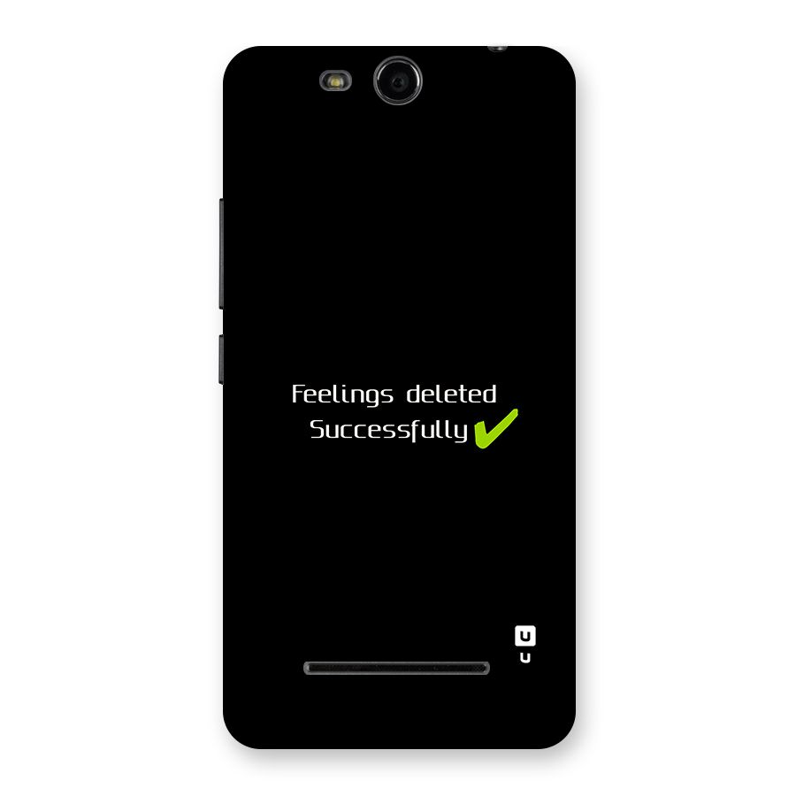 Feelings Deleted Back Case for Canvas Juice 3 Q392