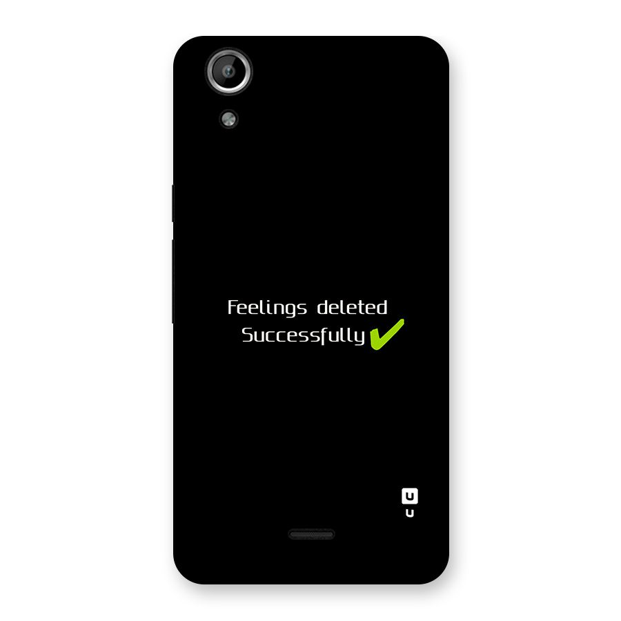 Feelings Deleted Back Case for Canvas Selfie Lens Q345