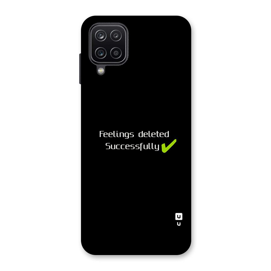 Feelings Deleted Back Case for Galaxy A12