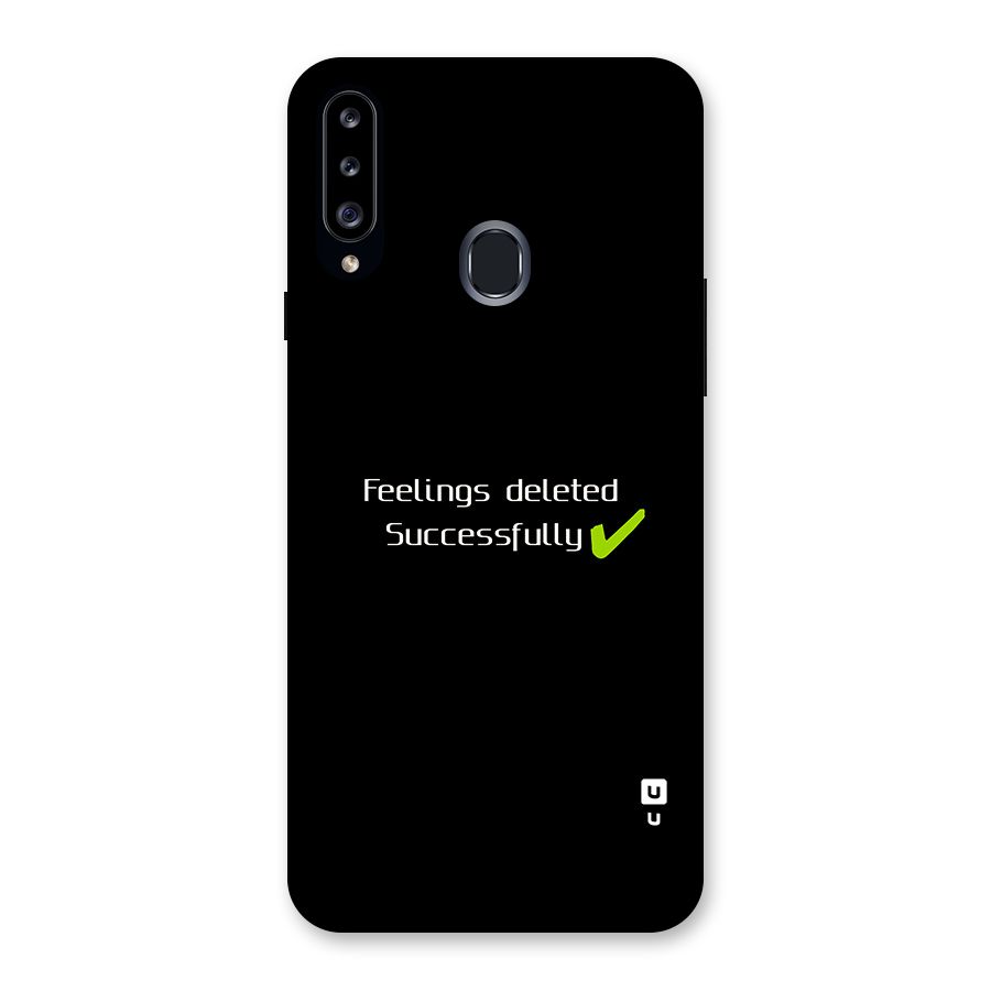 Feelings Deleted Back Case for Galaxy A20s