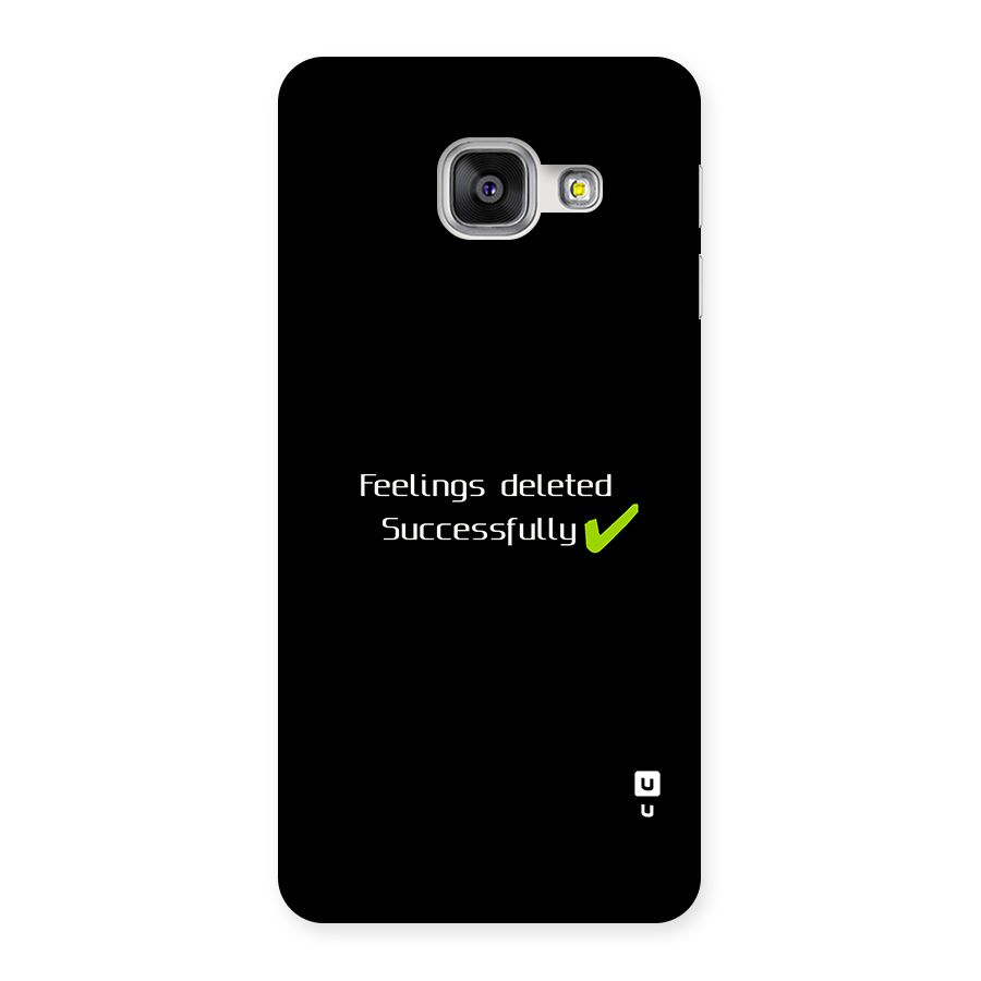 Feelings Deleted Back Case for Galaxy A3 (2016)