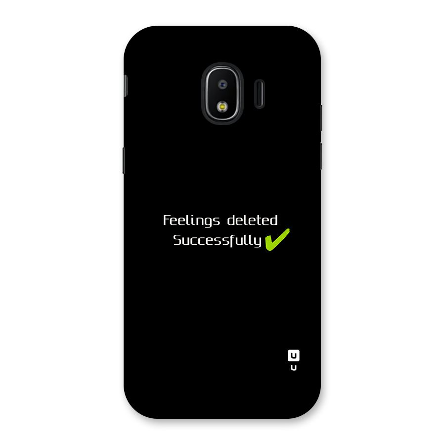 Feelings Deleted Back Case for Galaxy J2 Pro 2018