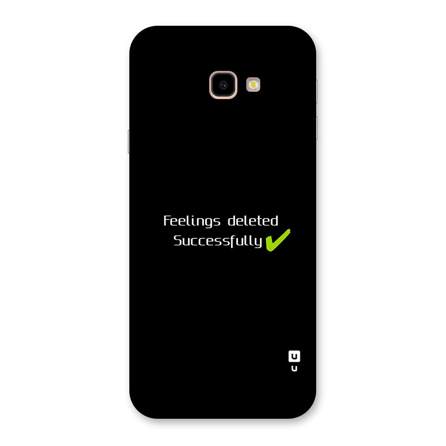 Feelings Deleted Back Case for Galaxy J4 Plus