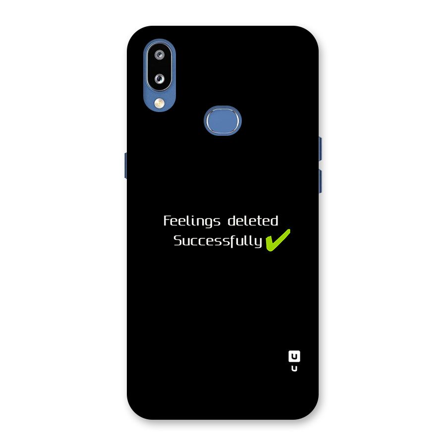 Feelings Deleted Back Case for Galaxy M01s