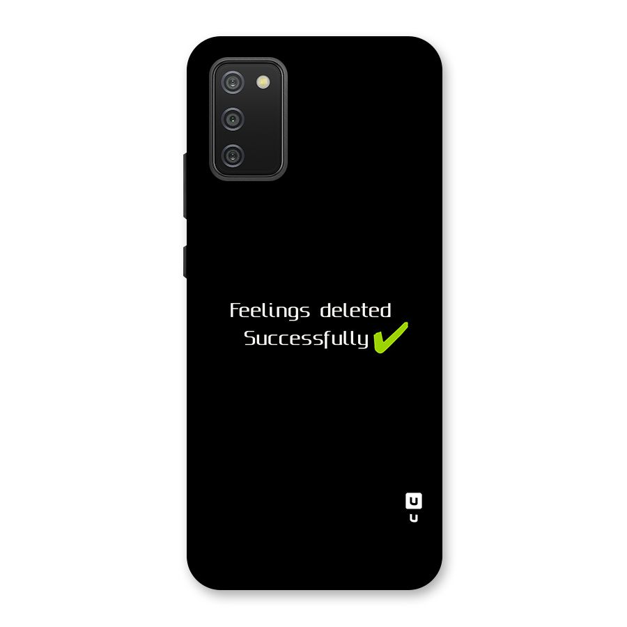 Feelings Deleted Back Case for Galaxy M02s