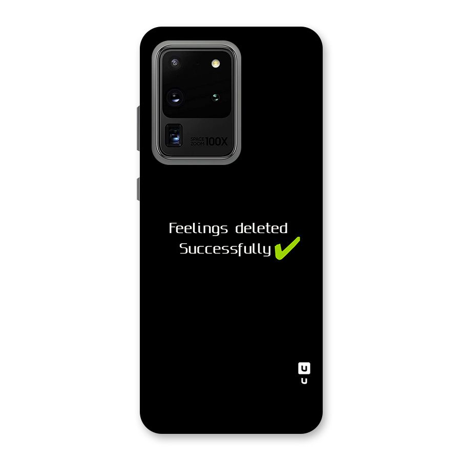 Feelings Deleted Back Case for Galaxy S20 Ultra