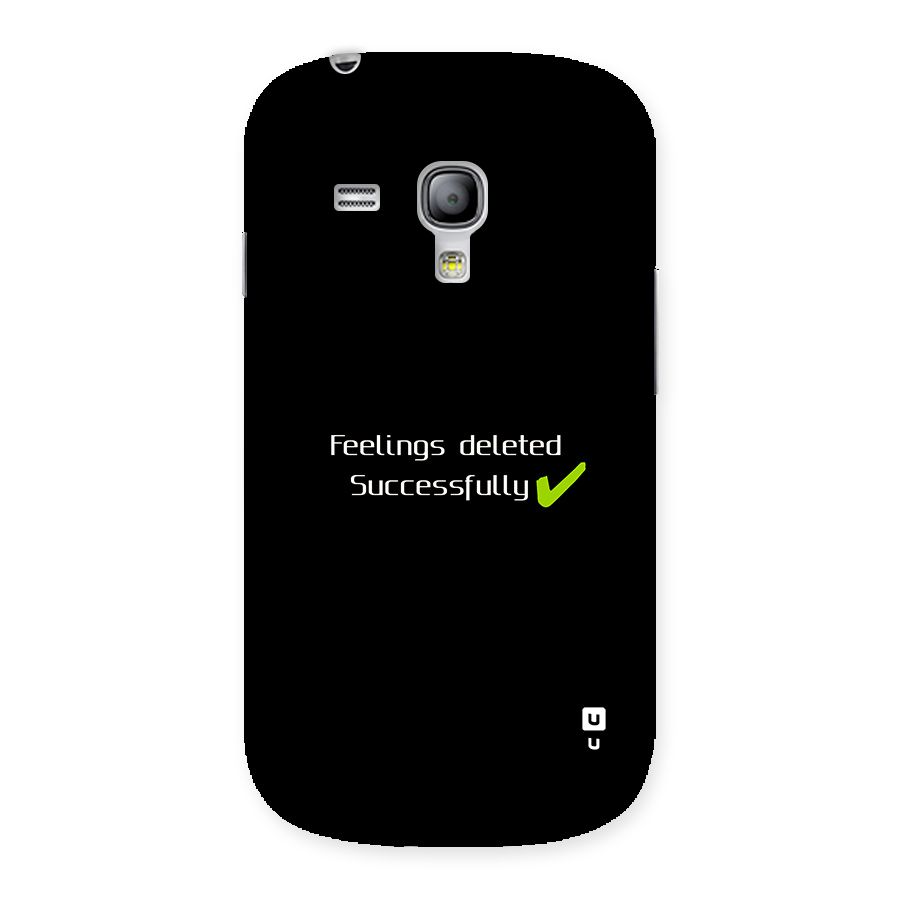 Feelings Deleted Back Case for Galaxy S3 Mini