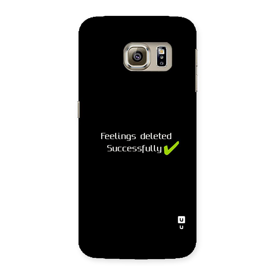 Feelings Deleted Back Case for Galaxy S6 edge