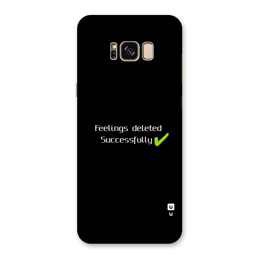Feelings Deleted Back Case for Galaxy S8 Plus
