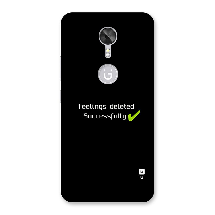 Feelings Deleted Back Case for Gionee A1