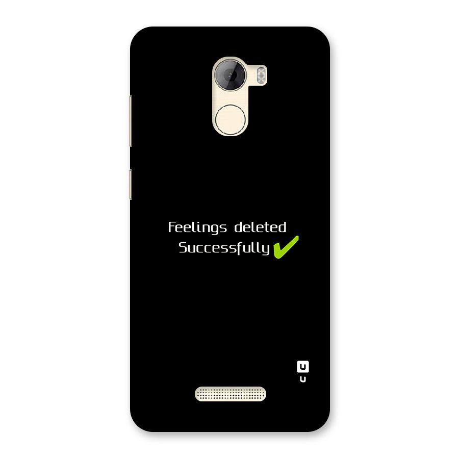 Feelings Deleted Back Case for Gionee A1 LIte