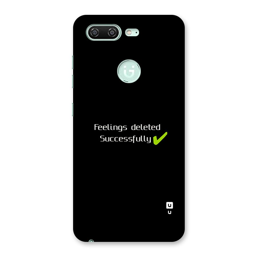 Feelings Deleted Back Case for Gionee S10