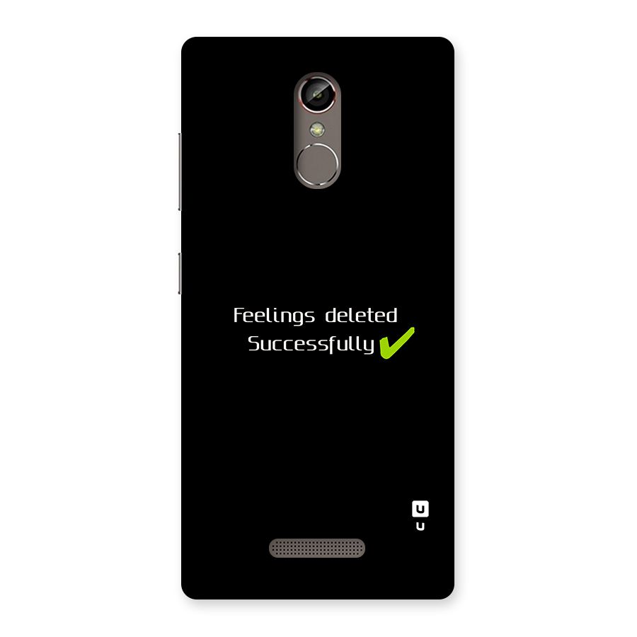 Feelings Deleted Back Case for Gionee S6s