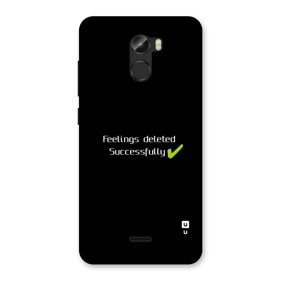 Feelings Deleted Back Case for Gionee X1