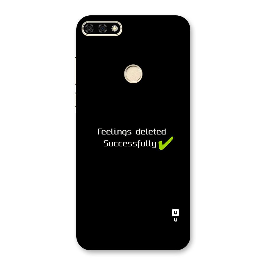 Feelings Deleted Back Case for Honor 7A