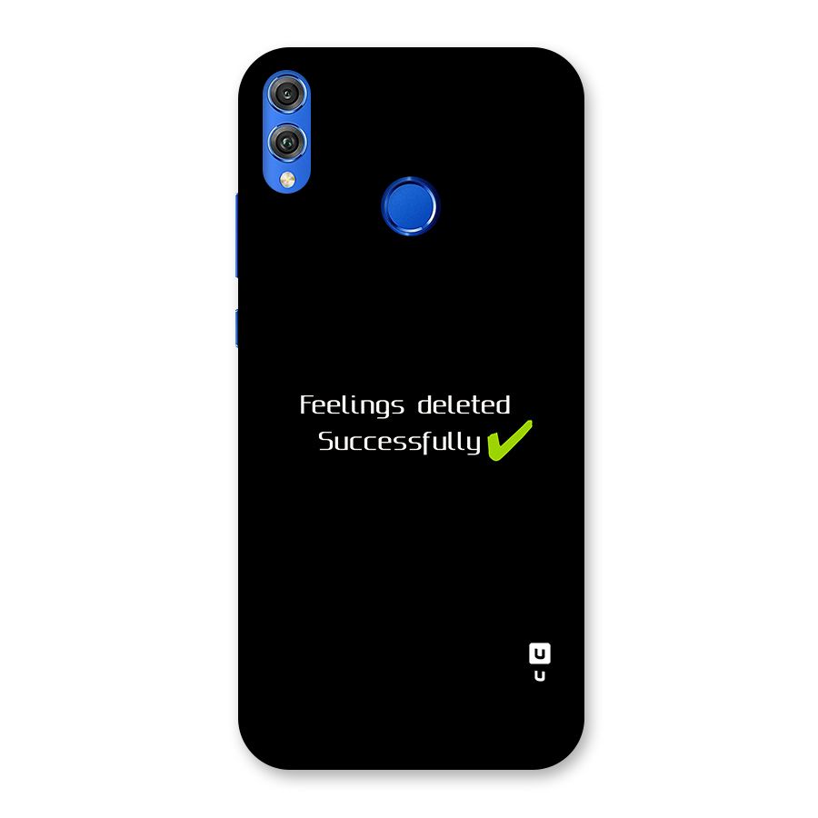 Feelings Deleted Back Case for Honor 8X
