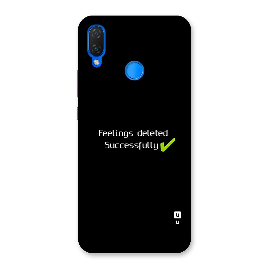 Feelings Deleted Back Case for Huawei P Smart+