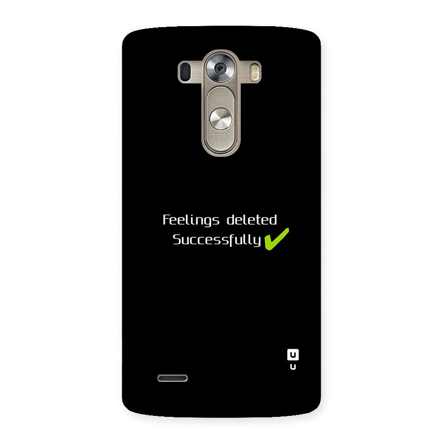 Feelings Deleted Back Case for LG G3