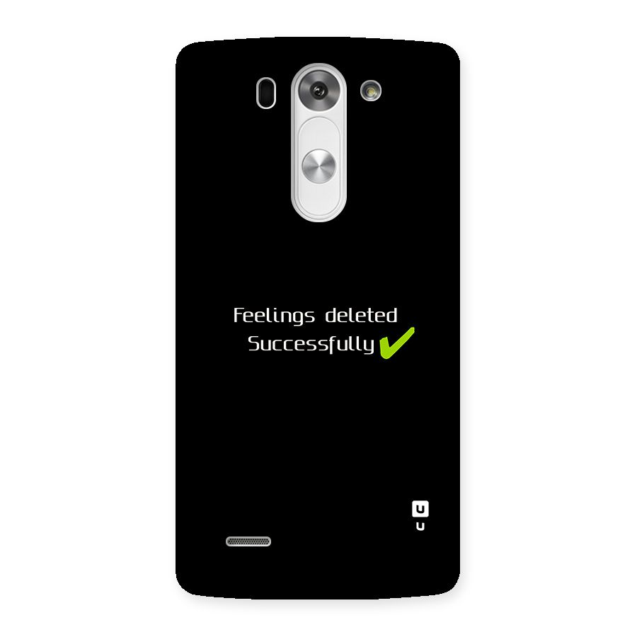 Feelings Deleted Back Case for LG G3 Mini