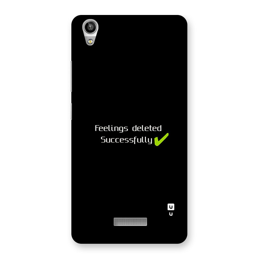 Feelings Deleted Back Case for Lava Pixel V1