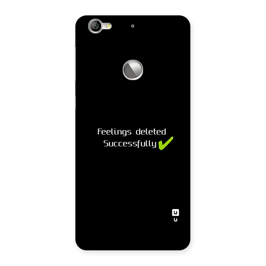 Feelings Deleted Back Case for Le 1S