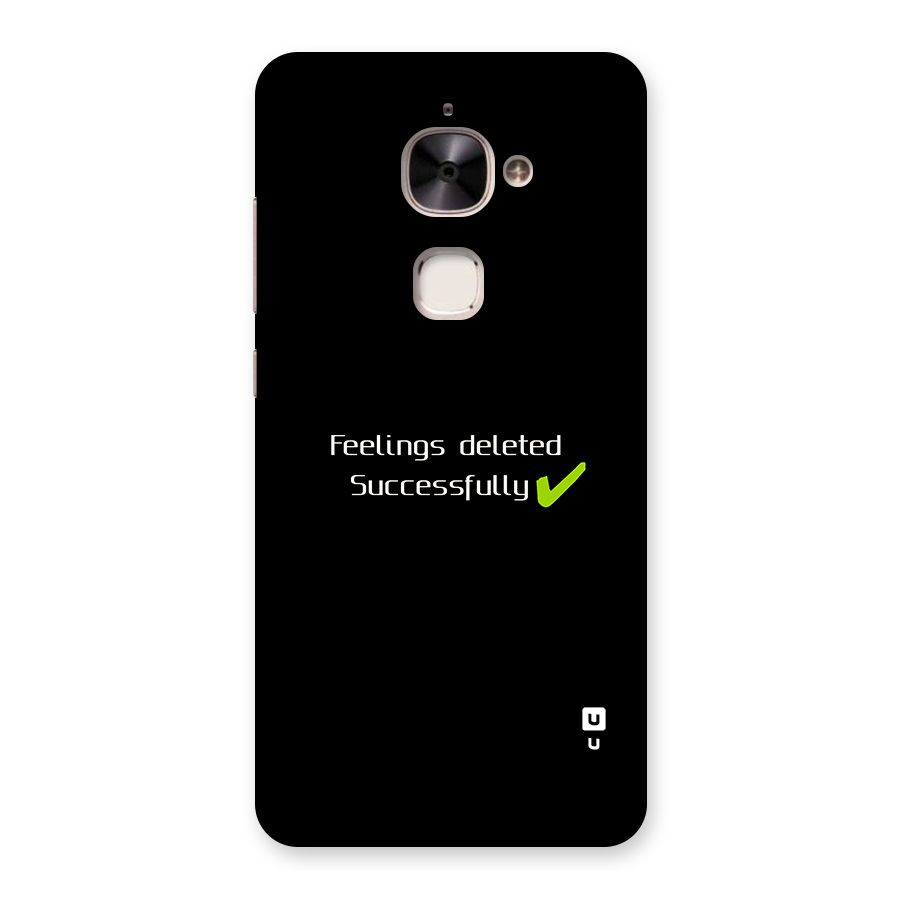 Feelings Deleted Back Case for Le 2