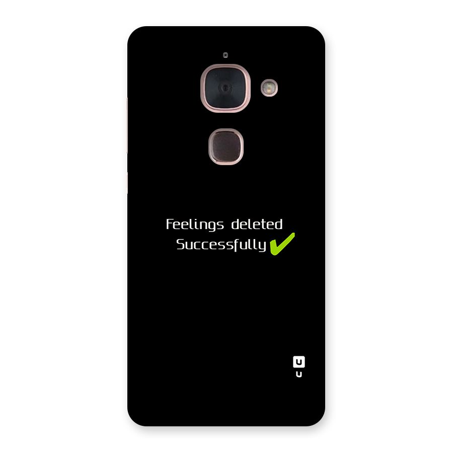 Feelings Deleted Back Case for Le Max 2