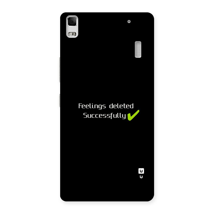 Feelings Deleted Back Case for Lenovo K3 Note