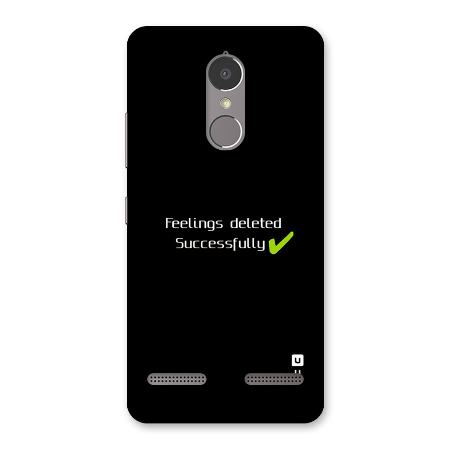 Feelings Deleted Back Case for Lenovo K6