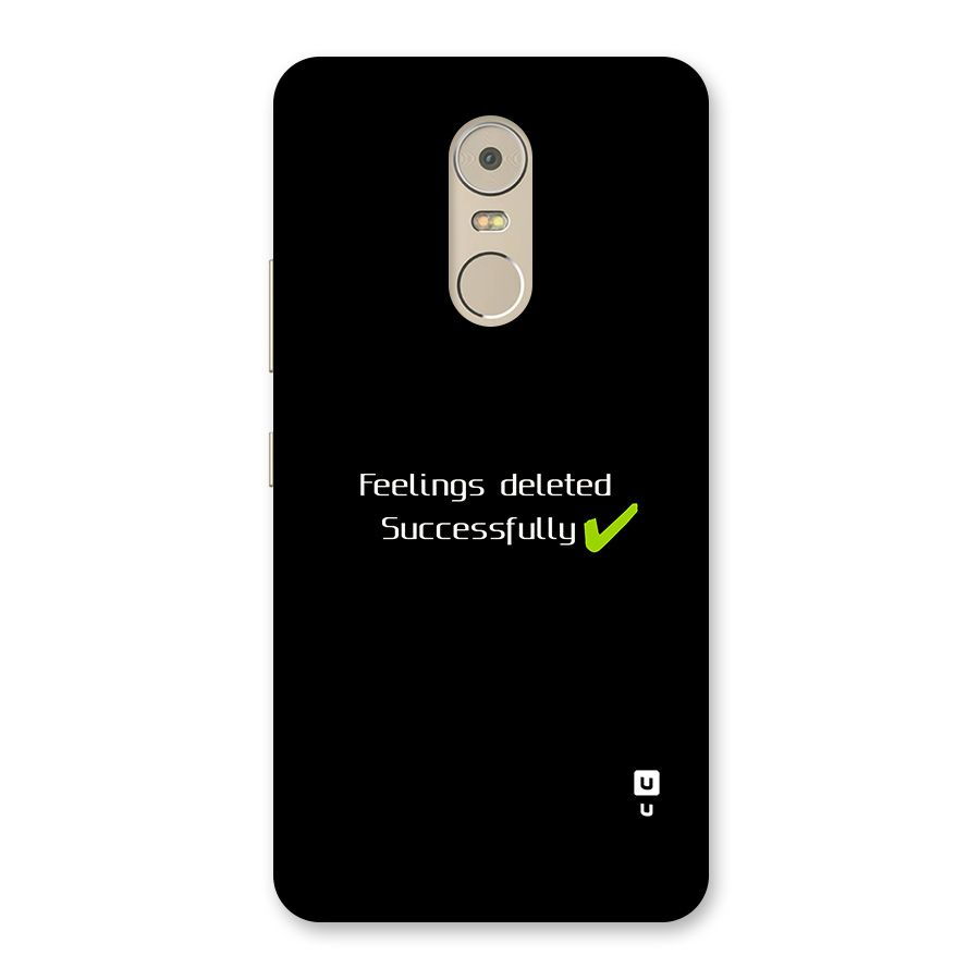Feelings Deleted Back Case for Lenovo K6 Note