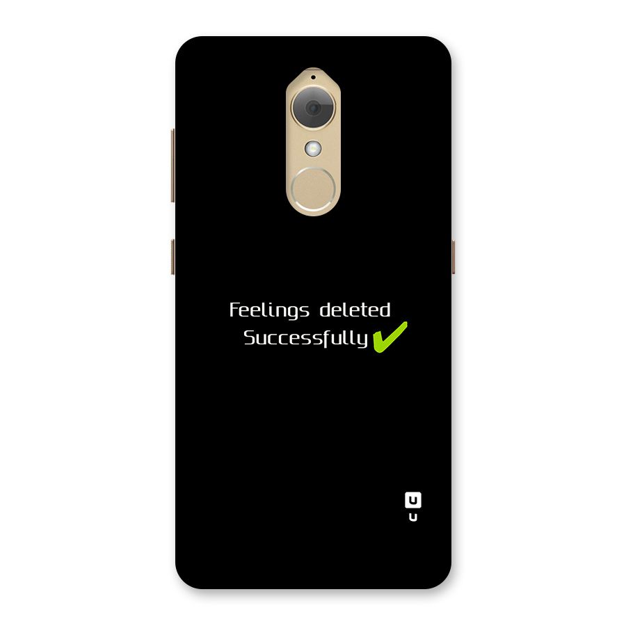 Feelings Deleted Back Case for Lenovo K8