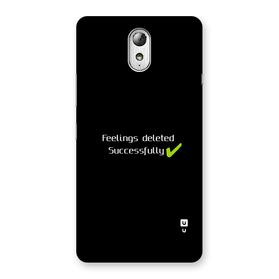 Feelings Deleted Back Case for Lenovo Vibe P1M