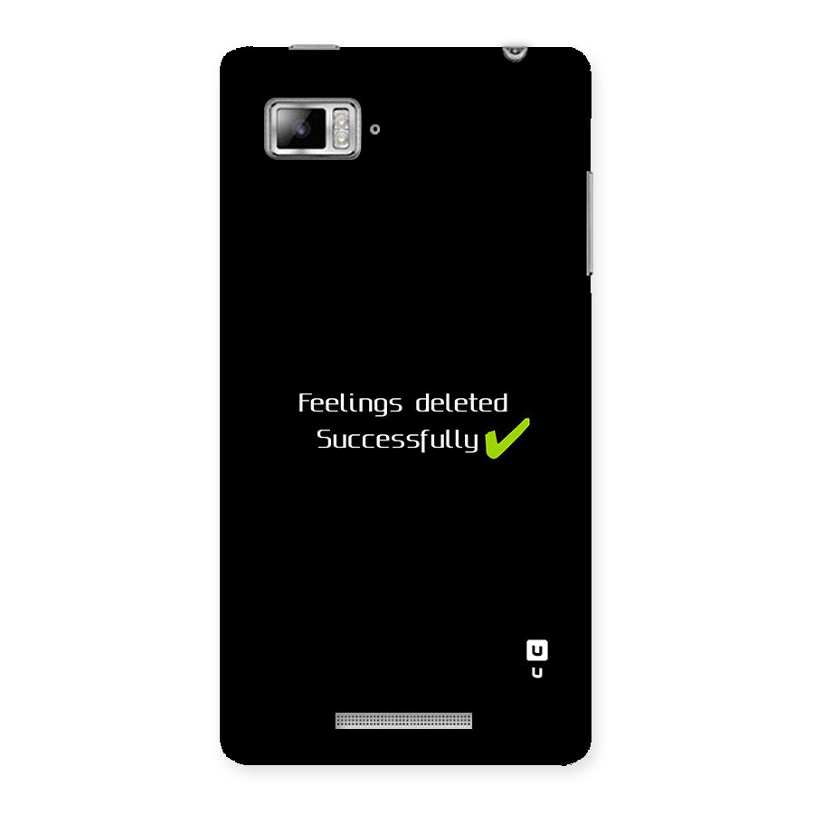 Feelings Deleted Back Case for Lenovo Vibe Z K910
