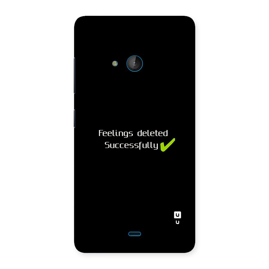 Feelings Deleted Back Case for Lumia 540