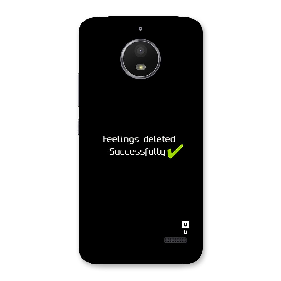 Feelings Deleted Back Case for Moto E4