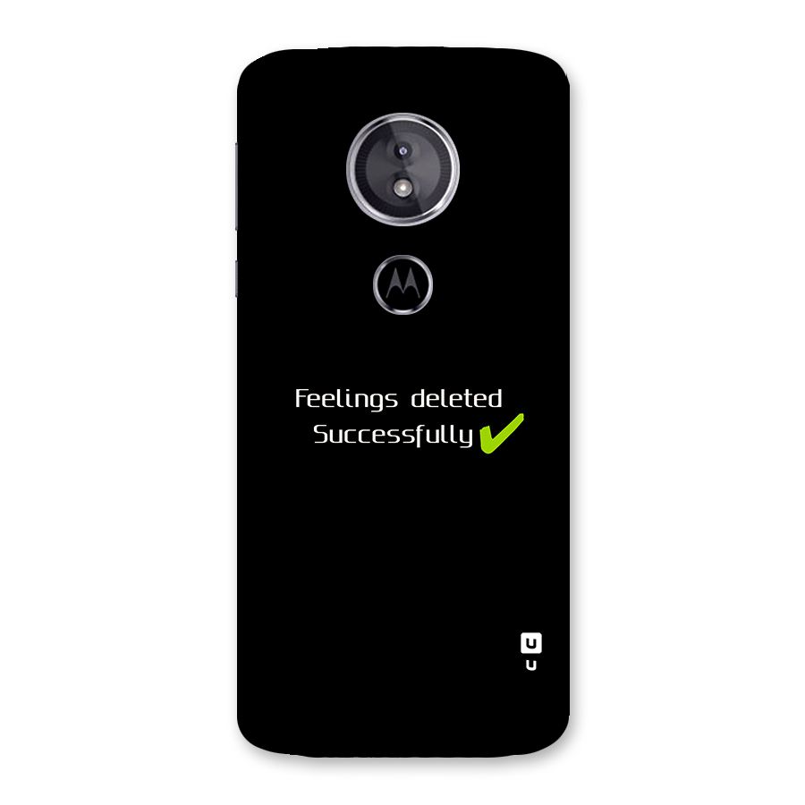 Feelings Deleted Back Case for Moto E5