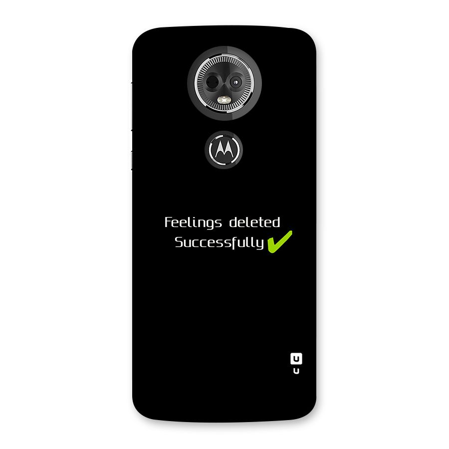 Feelings Deleted Back Case for Moto E5 Plus