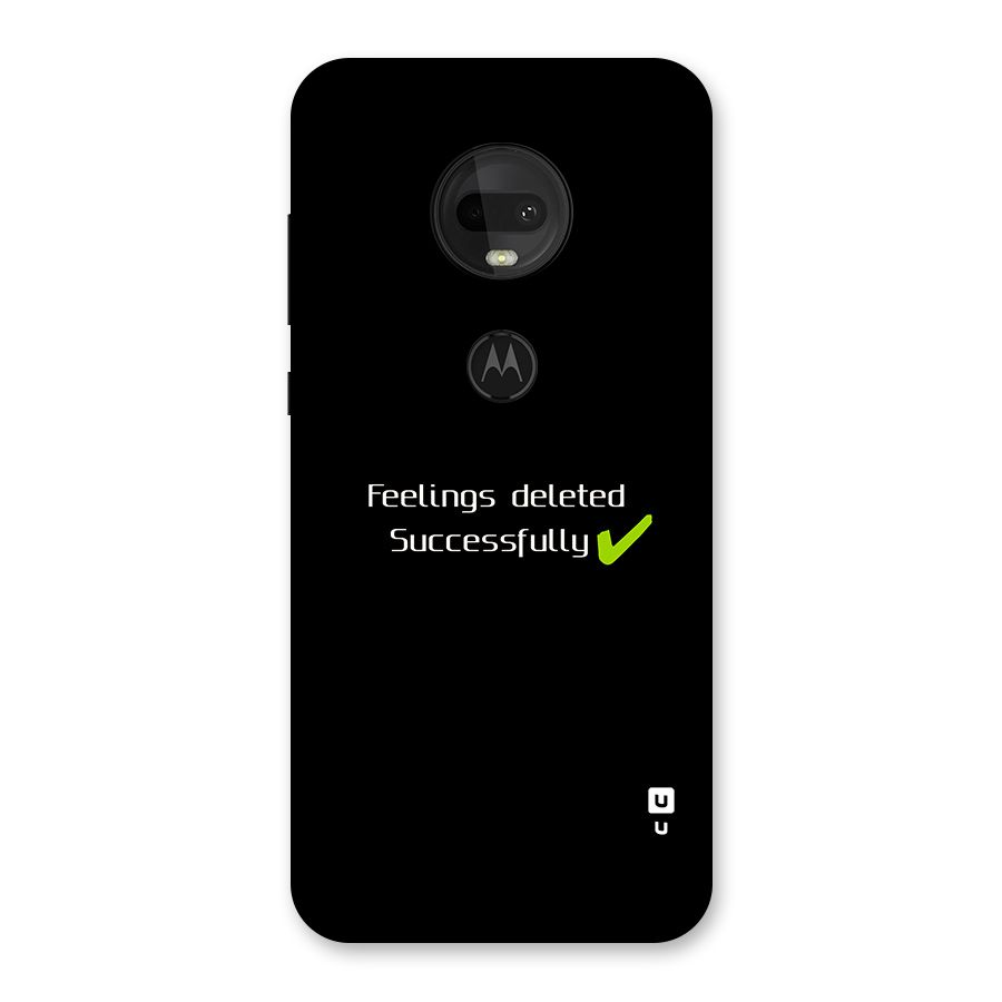 Feelings Deleted Back Case for Moto G7